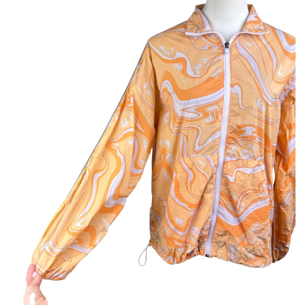 Fabletics Orange Packable Lightweight Zip Up Cinc… - image 6